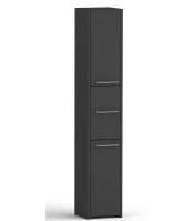 Słupek LUNA 30 cm 3D czarny / antracyt